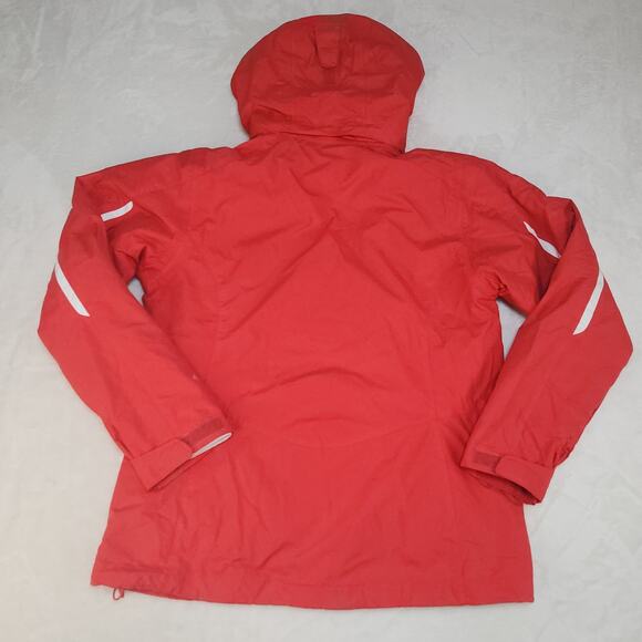 Columbia 3 in 1 Jacket Womens Medium Red White Fleece Winter Snowboarding Skiing - Picture 4 of 13